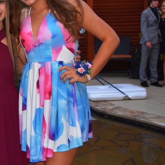 Water color spring dress - Picture 2 of 3